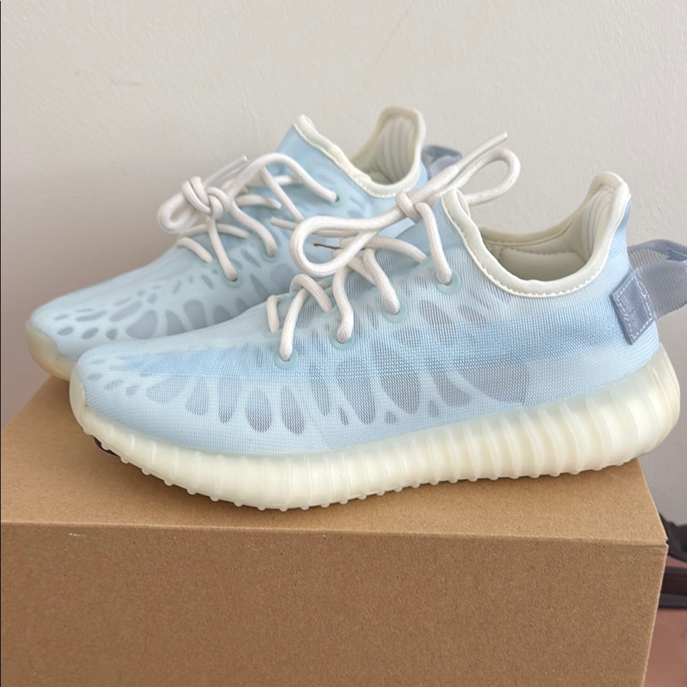 Light Blue Yeezy Boost Sneakers